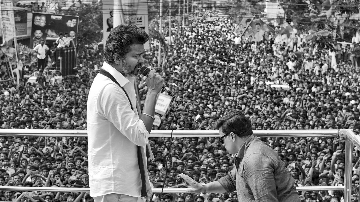 Vijay draws massive crowd at Erode TVK meet, signals political shift ahead of 2026 polls