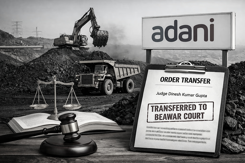 Rajasthan court fines Adani-linked coal venture ₹1,400 crore, judge transferred same day